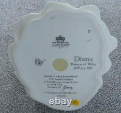 Coalport Diana Princess of Wales Royal Wedding 1981 Figurine Limited Edition