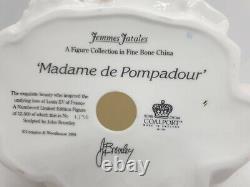 Coalport FEMMES FATALES'MADAME DE POMPADOUR' Limited Edition Extremely Rare