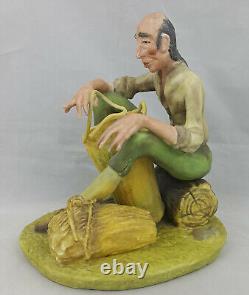 Coalport Figurine Basket Maker Limited Edition 150/1000