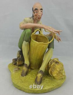 Coalport Figurine Basket Maker Limited Edition 150/1000