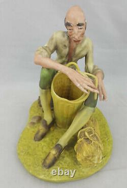 Coalport Figurine Basket Maker Limited Edition 150/1000