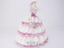 Coalport Figurine Carnation CW161 Limited Edition Bone China Lady Figures