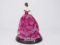 Coalport Figurine Emma Limited Edition Bone China Lady Figure Certificate + Base