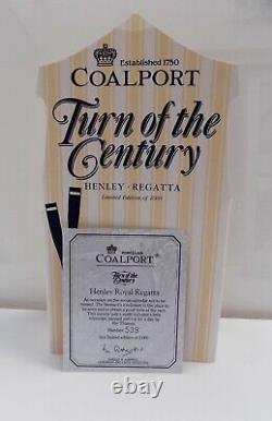 Coalport Figurine Henley Royal Regatta Limited Edition In Box