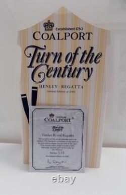 Coalport Figurine Henley Royal Regatta Limited Edition Of 2000 In Box
