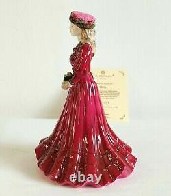 Coalport Figurine Ladies of Fashion Holly Limited Edition 307/1000 certificate