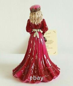 Coalport Figurine Ladies of Fashion Holly Limited Edition 307/1000 certificate
