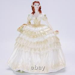 Coalport Figurine Lily Limited Edition Bone China Lady Four Flowers Collection