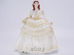 Coalport Figurine Lily Limited Edition Bone China Lady Four Flowers Collection