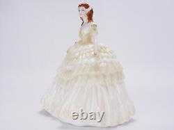 Coalport Figurine Lily Limited Edition Bone China Lady Four Flowers Collection