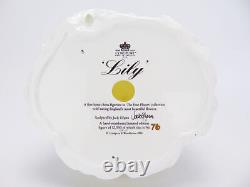 Coalport Figurine Lily Limited Edition Bone China Lady Four Flowers Collection