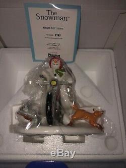 Coalport Figurine Limited Edition Number 1990 The Snowman Hold On Tight New