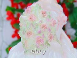 Coalport Figurine Limited Edition Rose Four Flowers Collection Bone China Lady