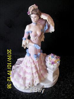 Coalport Figurine'Mademoiselle Cherie' Limited Edition Boxed. NO 1031