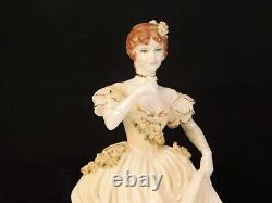 Coalport Figurine Moonlight English Rose Collection Ltd Ed + Cert Free Uk P&p