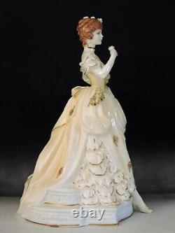 Coalport Figurine Moonlight English Rose Collection Ltd Ed + Cert Free Uk P&p