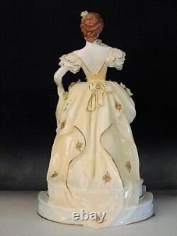 Coalport Figurine Moonlight English Rose Collection Ltd Ed + Cert Free Uk P&p