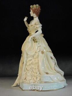 Coalport Figurine Moonlight English Rose Collection Ltd Ed + Cert Free Uk P&p