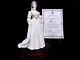Coalport Figurine Queen Victoria Royal Brides Limited Edition Certificate + Base