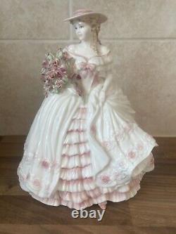 Coalport Figurine Rose Limited Edition Four Flowers Bone China Lady Figurine