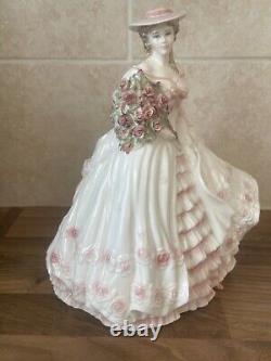 Coalport Figurine Rose Limited Edition Four Flowers Bone China Lady Figurine