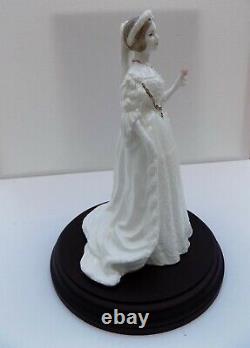 Coalport Figurine Royal Brides Queen Victoria Limited Edition On Plinth