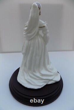 Coalport Figurine Royal Brides Queen Victoria Limited Edition On Plinth