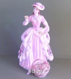 Coalport Figurine The Flower Seller Cries Of London Collection Very Nice