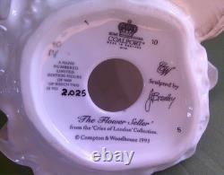 Coalport Figurine The Flower Seller Cries Of London Collection Very Nice