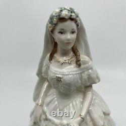 Coalport Fine Bone China Figurine PRINCESS ALEXANDRA Wedding Dress Ltd Edition