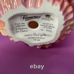 Coalport Flamenco Figurine (A Passion For Dance) Limited Edition No 772 Of 9500
