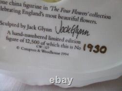 Coalport Four Flowers Collection No 1 Rose Limited Edition Coa