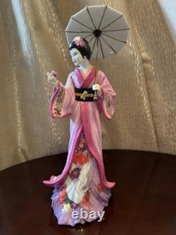 Coalport Harmony CW845 Limited Edition 0163/4950 Adrian Hughes Geisha Figurine Coalport Harmony CW845 Limited Edition 0163/4950 Adrian Hughes Geisha Figurine