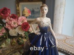 Coalport Jubilee Ball Lady figurine, limited edition, 25cm. Excellent conditio