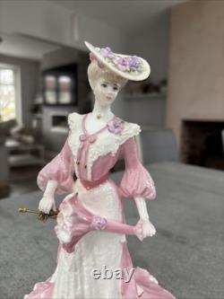 Coalport Lady Caroline At The Summer Garden Party Figurine Limited Edition