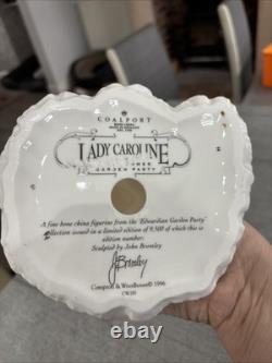 Coalport Lady Caroline At The Summer Garden Party Figurine Limited Edition