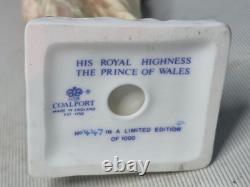 Coalport Limited Edition #447 H. R. H. PRINCE OF WALES Figurine Charles 9 23cm