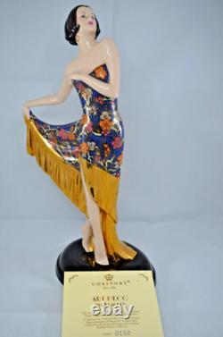 Coalport Limited Edition Figurine Art Dec0 The Flapper With Certificate