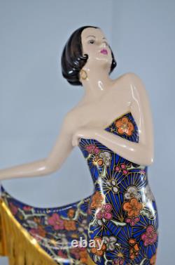 Coalport Limited Edition Figurine Art Dec0 The Flapper With Certificate