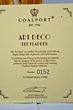 Coalport Limited Edition Figurine Art Dec0 The Flapper With Certificate
