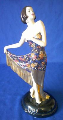 Coalport Limited Edition Flapper Girl Figurine Art Deco Ladies No 800/2000