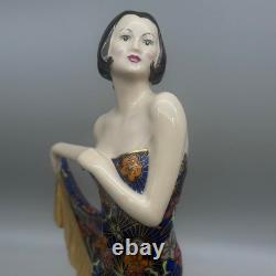 Coalport Limited Edition Flapper Girl Figurine Art Deco LadiesNo 299/2000