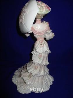 Coalport Ltd Edition Edwardian Lady Figurine A Meeting At Ascot c1997 Excellent