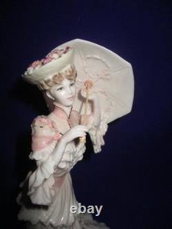 Coalport Ltd Edition Edwardian Lady Figurine A Meeting At Ascot c1997 Excellent