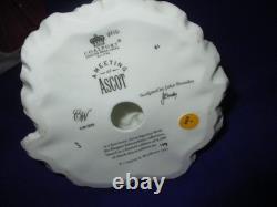 Coalport Ltd Edition Edwardian Lady Figurine A Meeting At Ascot c1997 Excellent