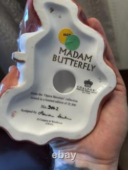 Coalport Madam Butterfly CW418 Opera Heroines Limited Edition 3042/12500 Figurin
