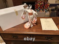 Coalport Madam Butterfly Limited Edition Figurine. Original Box And Certificate