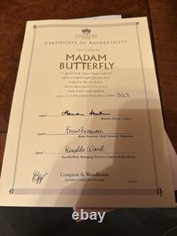 Coalport Madam Butterfly Limited Edition Figurine. Original Box And Certificate