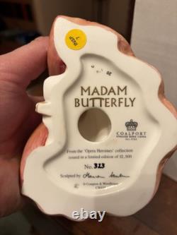 Coalport Madam Butterfly Limited Edition Figurine. Original Box And Certificate