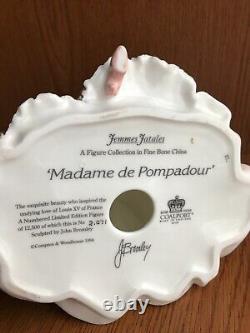 Coalport Madame De Pompadour Limited Edition Figure complete with certificate. 94